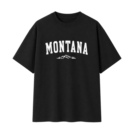 Collection 9 Montana Essential Cotton T-Shirt - Black front