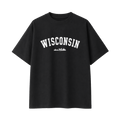 Collection 9 Wisconsin Essential Cotton T-Shirt - Black front