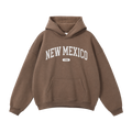 Collection 4 New Mexico Oversize Fleeced Hoodie - Brown front