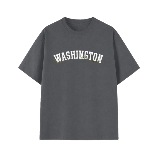 Collection 10 Washington Essential Cotton T-Shirt - Dark Gray front