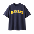 Collection 1 Kansas Essential Cotton T-Shirt - Navy Blue front