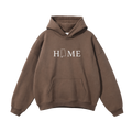 Collection 5 Alabama Oversize Fleeced Hoodie - Brown front