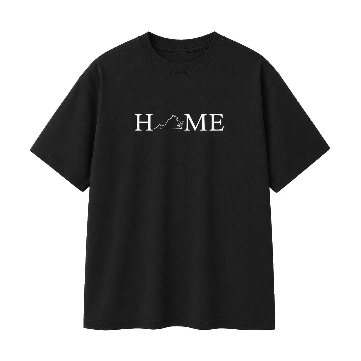 Collection 5 Virginia Essential Cotton T-Shirt - Black front