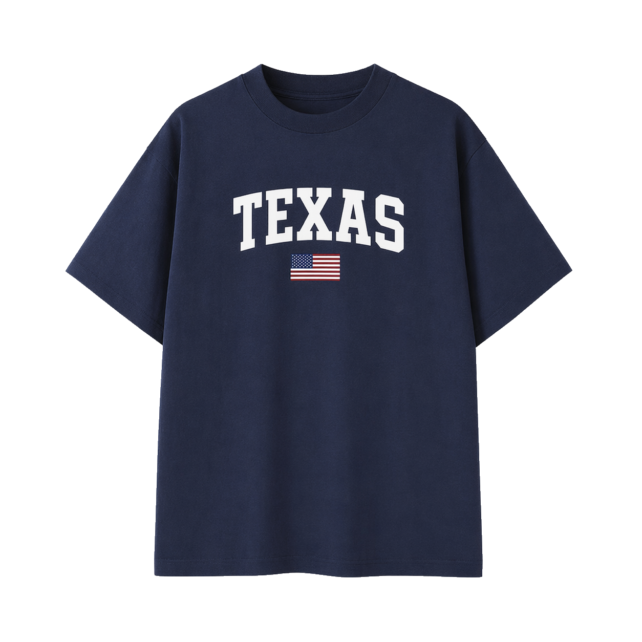 Collection 2 Texas Essential Cotton T-Shirt - Navy Blue front