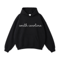 Collection 3 South Carolina Oversize Fleeced Hoodie - Black front