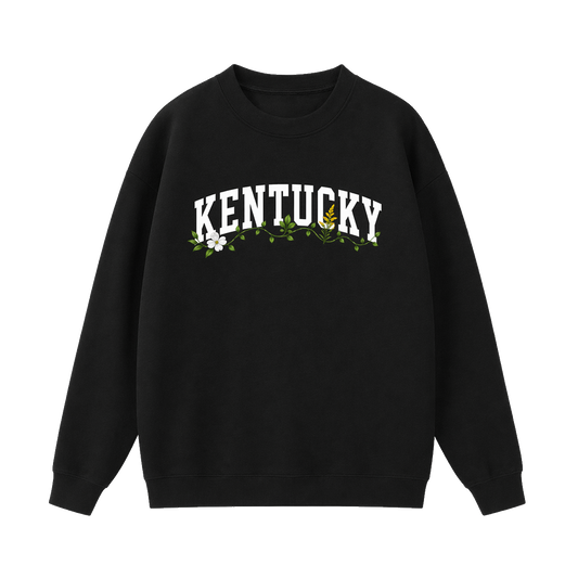 Collection 10 Kentucky Essential Heavyweight Crewneck Sweatshirt - Black front