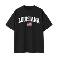 Collection 2 Louisiana Essential Cotton T-Shirt - Black front