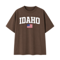 Collection 2 Idaho Essential Cotton T-Shirt - Coffee front