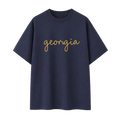 Collection 3 Georgia Essential Cotton T-Shirt - Navy Blue front