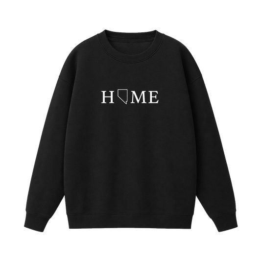 Collection 5 Nevada Essential Heavyweight Crewneck Sweatshirt - Black front