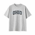 Collection 1 Ohio Essential Cotton T-Shirt - White Gray front