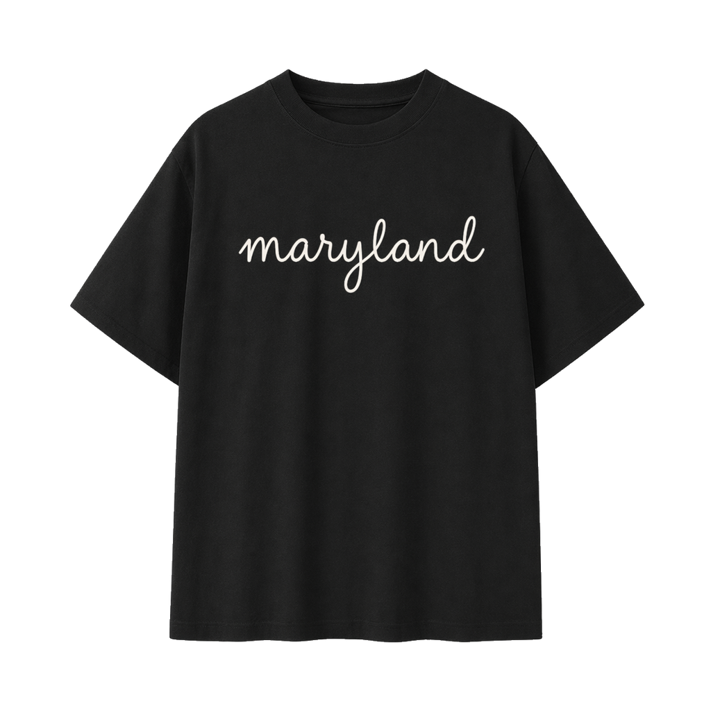 Collection 3 Maryland Essential Cotton T-Shirt - Black front