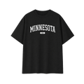 Collection 4 Minnesota Essential Cotton T-Shirt - Black front