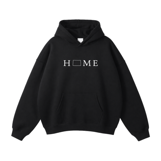Collection 5 Colorado Oversize Fleeced Hoodie - Black front