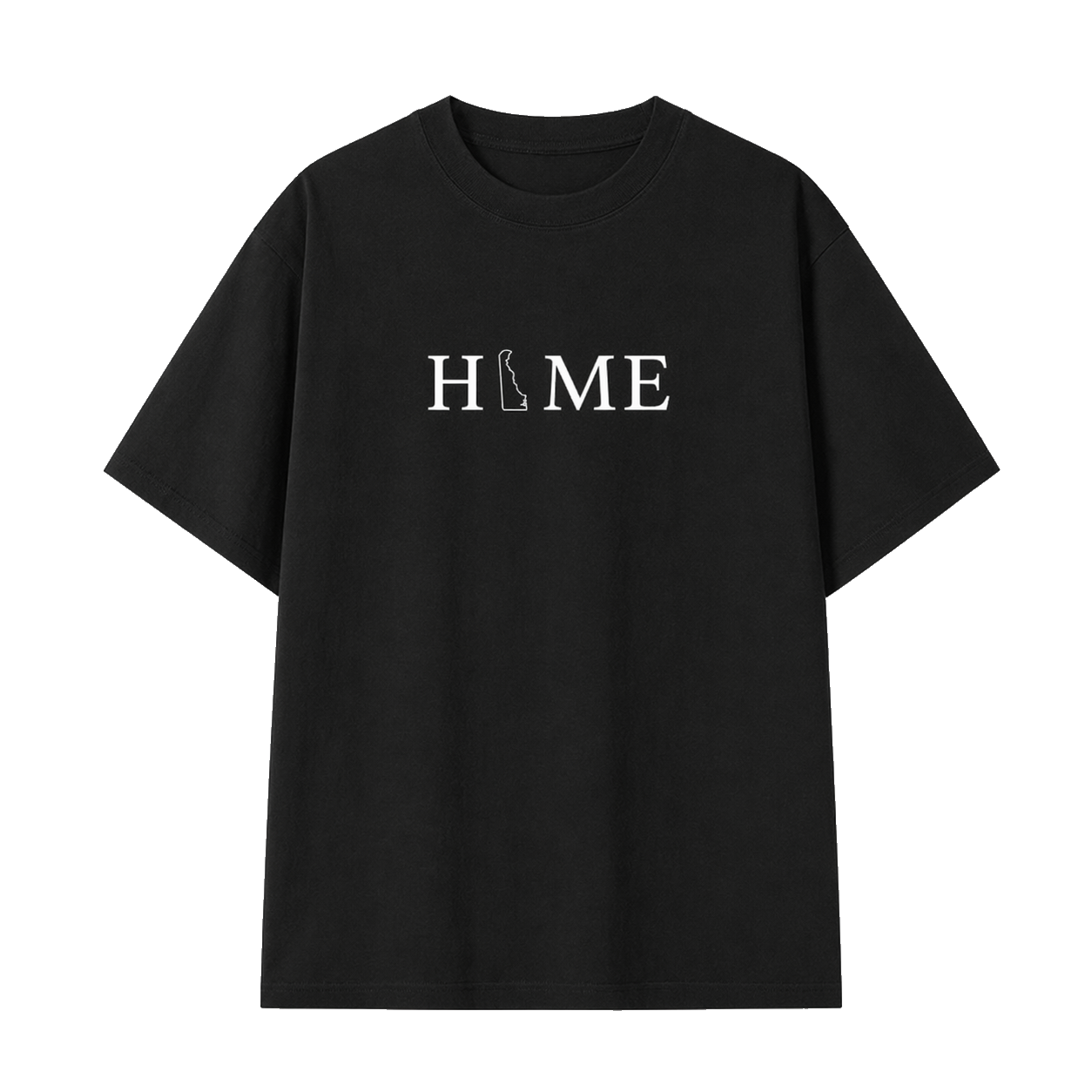 Collection 5 Delaware Essential Cotton T-Shirt - Black front