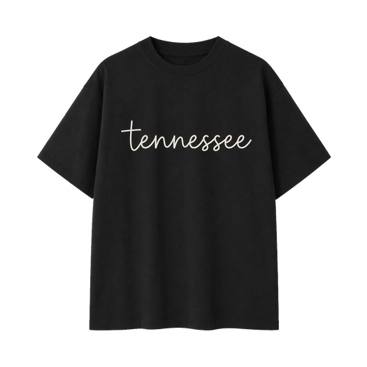 Collection 3 Tennessee Essential Cotton T-Shirt - Black front
