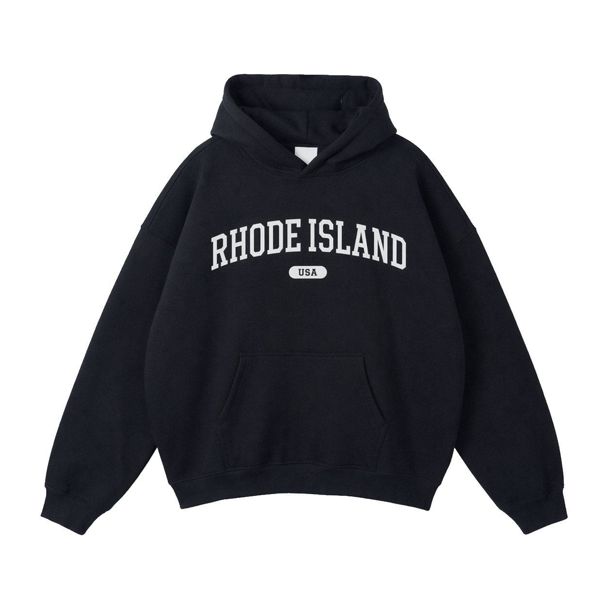 Collection 4 Rhode Island Oversize Fleeced Hoodie - Black front