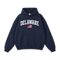 Collection 2 Delaware Oversize Fleeced Hoodie - Navy Blue front