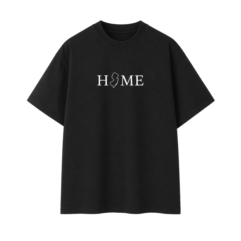 Collection 5 New Jersey Essential Cotton T-Shirt - Black front