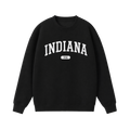Collection 4 Indiana Essential Heavyweight Crewneck Sweatshirt - Black front