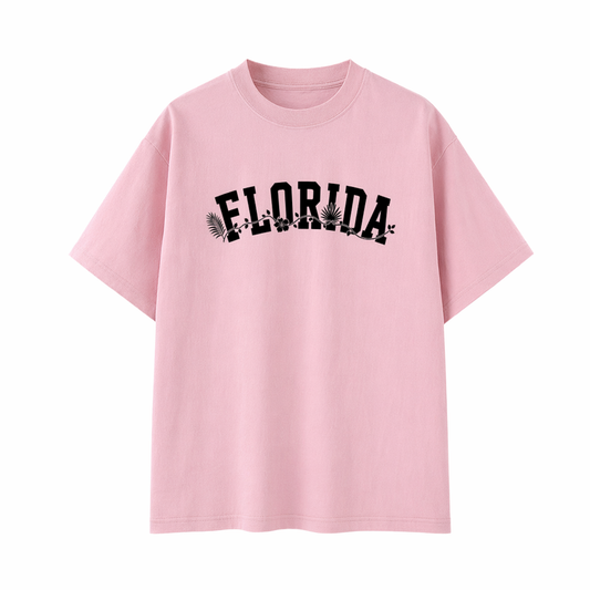Collection 10 Florida Essential Cotton T-Shirt - Pink front
