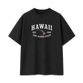 Collection 8 Hawaii Essential Cotton T-Shirt - Black front