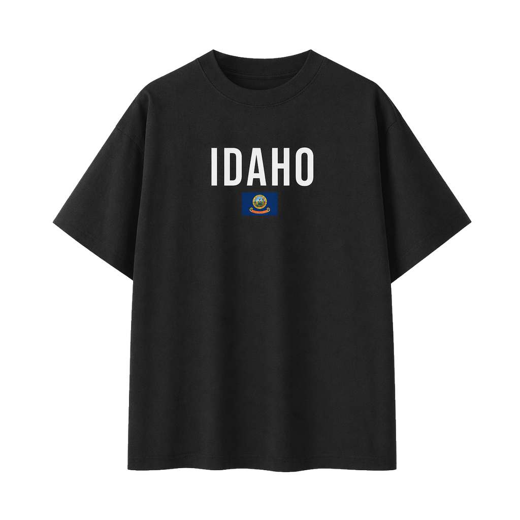 Collection 7 Idaho Essential Cotton T-Shirt - Black front