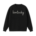 Collection 3 Kentucky Essential Heavyweight Crewneck Sweatshirt - Black front