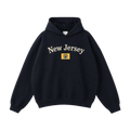 Collection 6 New Jersey Oversize Fleeced Hoodie - Black front