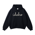 Collection 3 Idaho Oversize Fleeced Hoodie - Black front