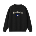 Collection 6 Kentucky Essential Heavyweight Crewneck Sweatshirt - Black front