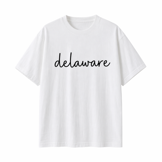 Collection 3 Delaware Essential Cotton T-Shirt - White front