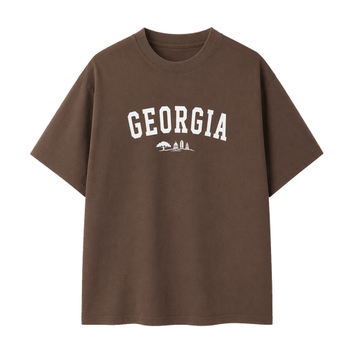 Collection 9 Georgia Essential Cotton T-Shirt - Coffee front