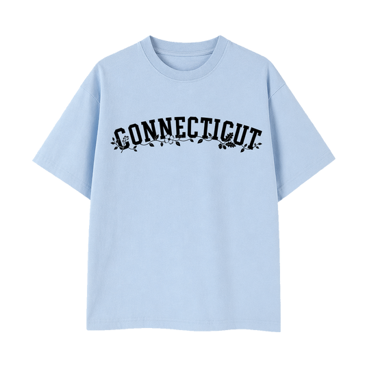 Collection 10 Connecticut Essential Cotton T-Shirt - Light Blue front