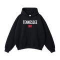 Collection 7 Tennessee Oversize Fleeced Hoodie - Black front