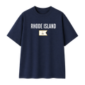 Collection 7 Rhode Island Essential Cotton T-Shirt - Navy Blue front