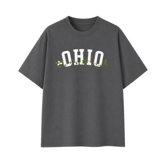 Collection 10 Ohio Essential Cotton T-Shirt - Dark Gray front