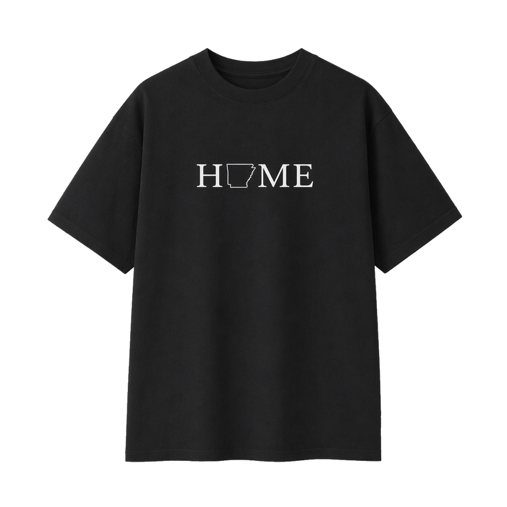 Collection 5 Arkansas Essential Cotton T-Shirt - Black front