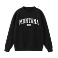 Collection 4 Montana Essential Heavyweight Crewneck Sweatshirt - Black front