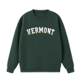 Collection 10 Vermont Essential Heavyweight Crewneck Sweatshirt - Dark Green front