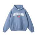 Collection 2 Rhode Island Oversize Fleeced Hoodie - Medium Blue front