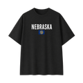 Collection 7 Nebraska Essential Cotton T-Shirt - Black front