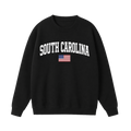 Collection 2 South Carolina Essential Heavyweight Crewneck Sweatshirt - Black front