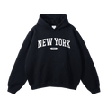 Collection 4 New York Oversize Fleeced Hoodie - Black front
