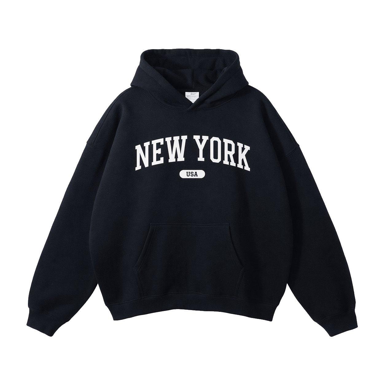 Collection 4 New York Oversize Fleeced Hoodie - Black front