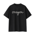 Collection 3 Oregon Essential Cotton T-Shirt - Black front
