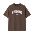 Collection 2 Wyoming Essential Cotton T-Shirt - Coffee front