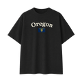 Collection 6 Oregon Essential Cotton T-Shirt - Black front