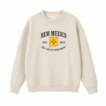 Collection 8 New Mexico Essential Heavyweight Crewneck Sweatshirt - Cream front