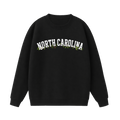 Collection 10 North Carolina Essential Heavyweight Crewneck Sweatshirt - Black front